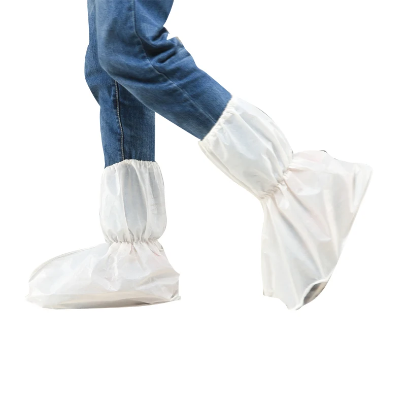 Eco-friendly, Disposable Antistatic Non Woven micro porous Disposable Waterproof SMS Boot Cover