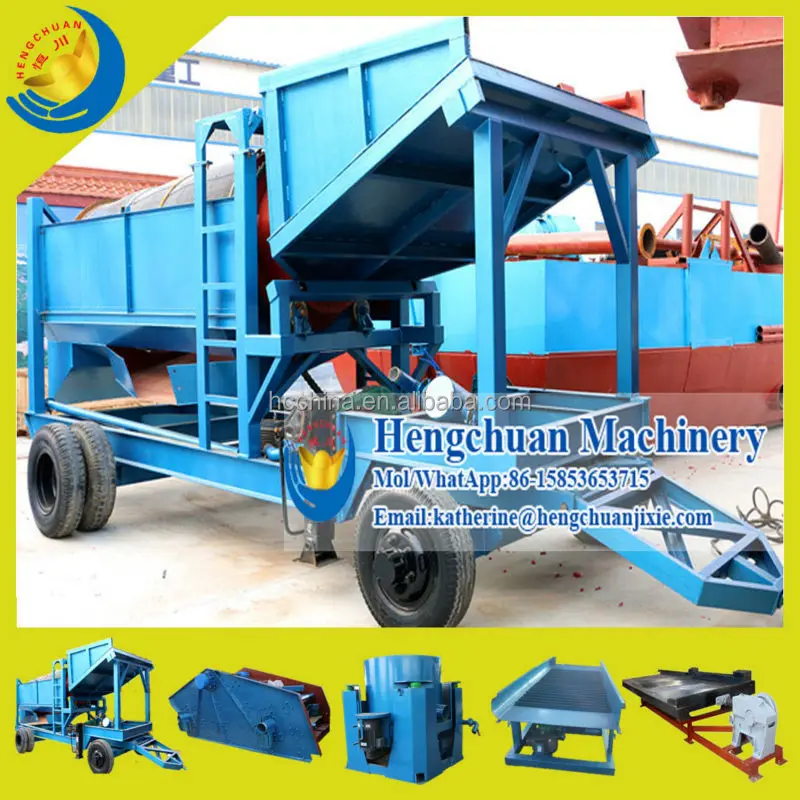 
Heavy Duty Feed Hopper Sand and Gravel Separator with Gold Screening Washing System 