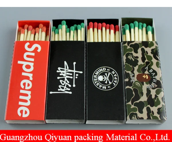 Small Plain Craft Paper Empty matchbook in Bulk Wholesale China Coated Paper, Custom Printing Paper Matches Box With Scratch