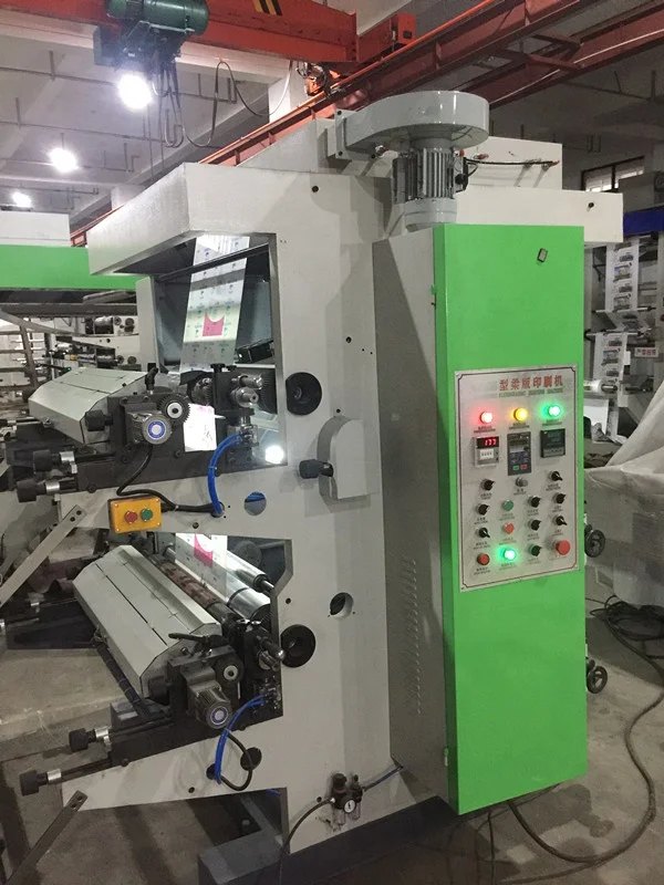 
Portable multi 4 colors film flexographic printing machine combined with film blowing machine for plastic pet pof flim printer 