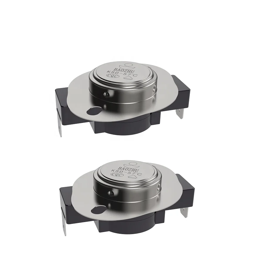 household appliance  fridges high power snap action bimetal KSD302  Thermostat