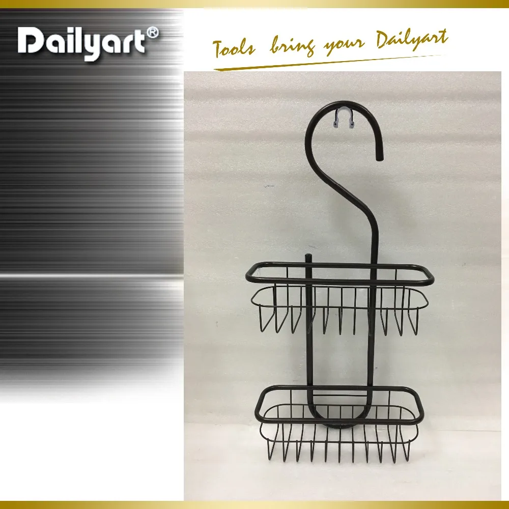 Два уровня deluxe Душ caddy стойку Органайзер с полками