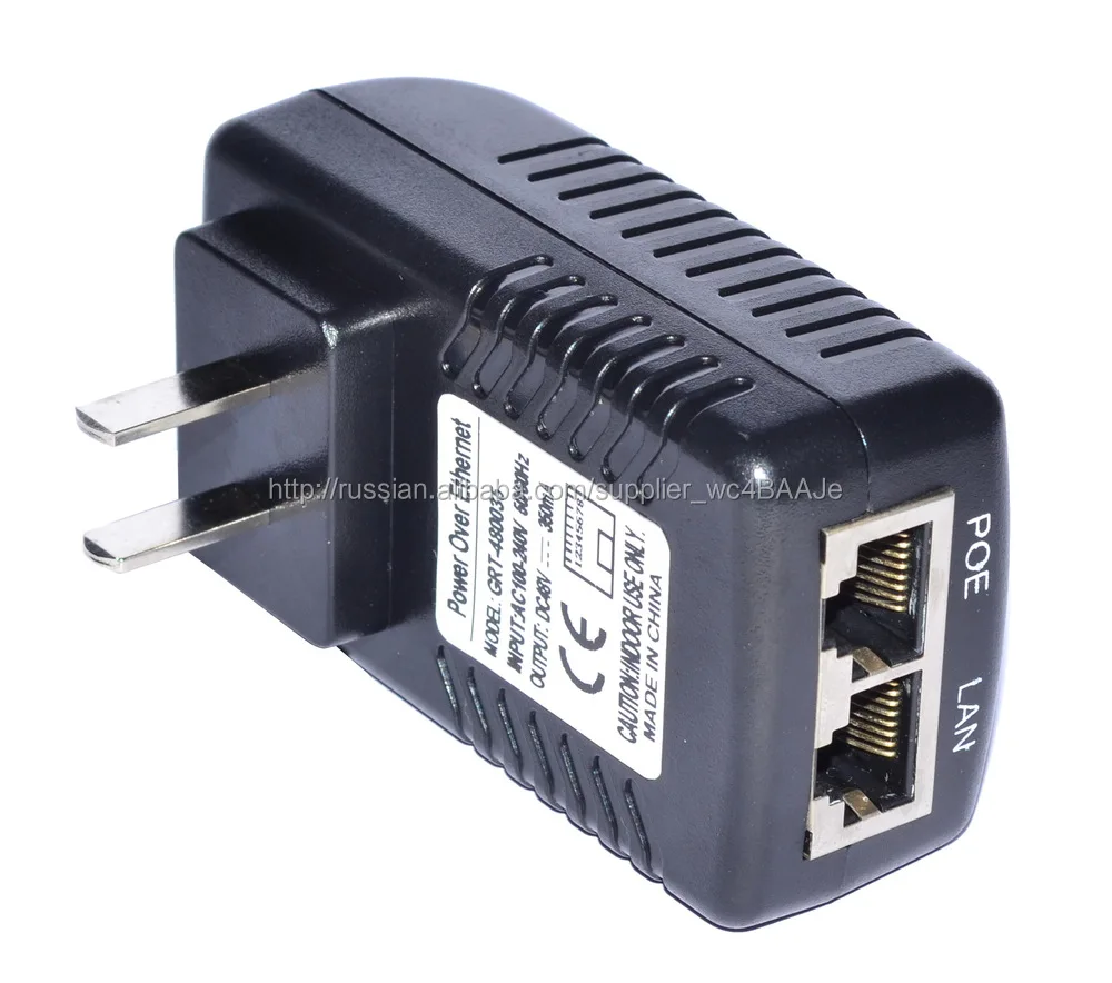 18W Gigabit PoE инжектор используется для Коммутаторы PoE