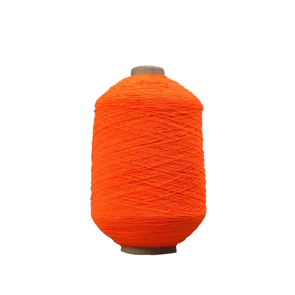 Wholesale high quality recycled latex / polyester multi-color high elastic rubber covered elastic yarn thread for socks