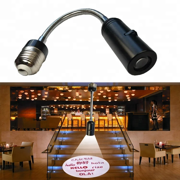 2023 Fashion Home Decoration E27 LED Spotlight with Logo Projection