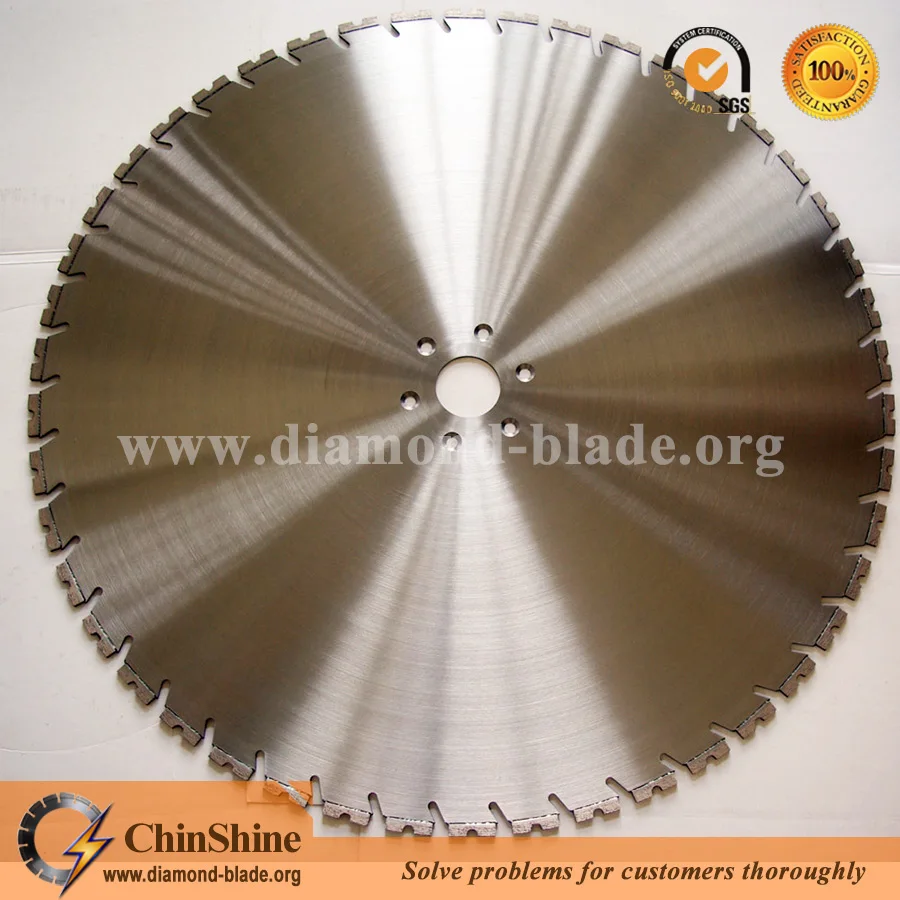 32 inch 800mm Laser welded diamond wall saw blade for cutting concrete from China famous supplier