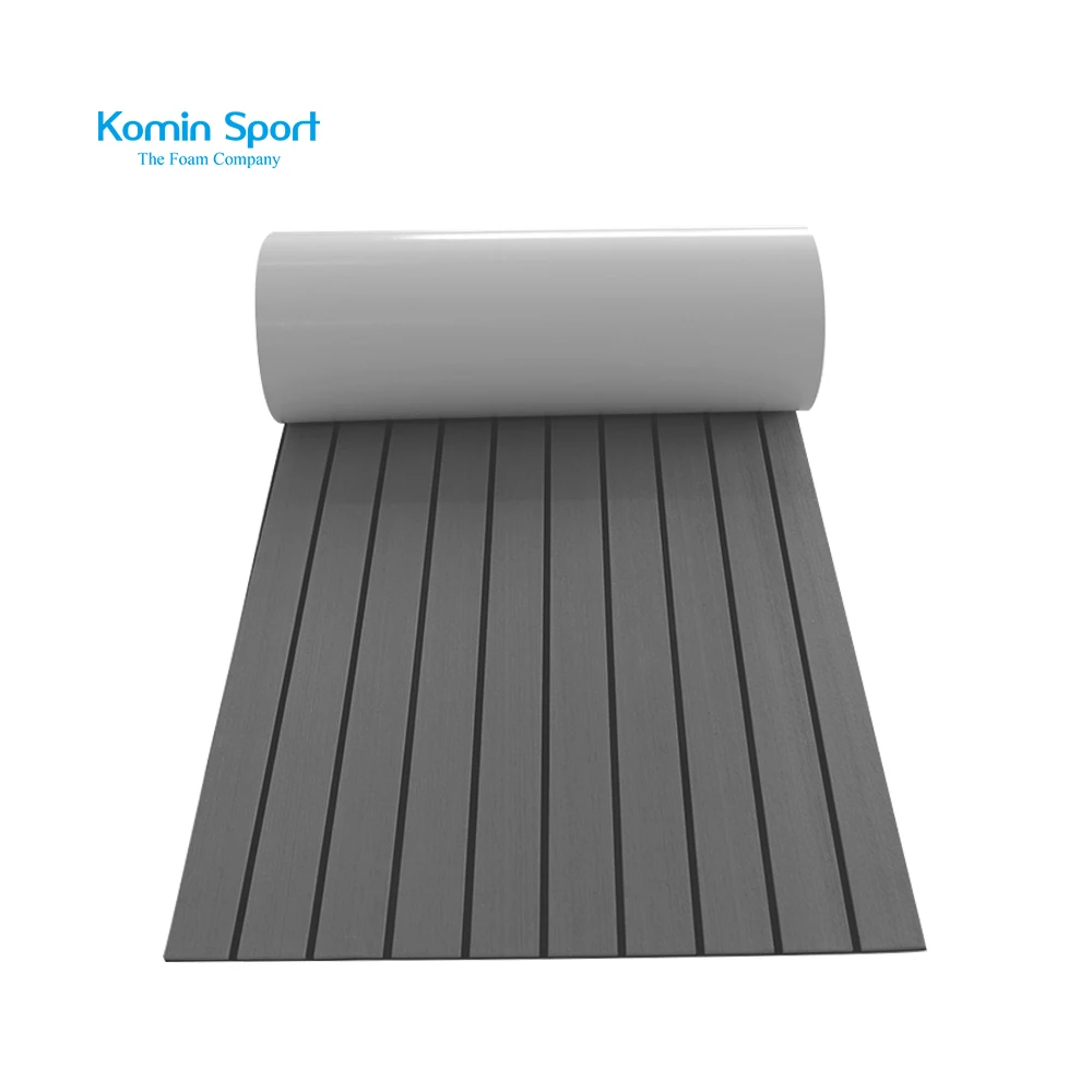 Komin Sport Hot Sale 6mm Anti-UV Light Grey EVA Marine Flooring