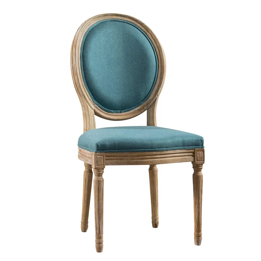 
Low price French Antique Style Round Back Wooden Dining Room Louis Xv Chair 