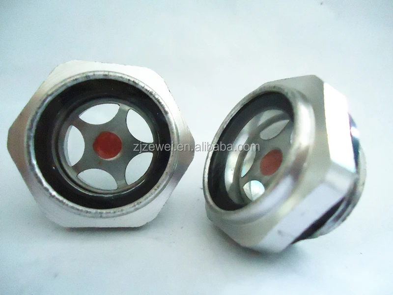 metric thread aluminum alloy oil level sight glass