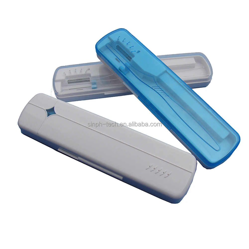 
Portable Toothbrush Sanitizer Case UVC Smart Travel Toothbrush Sterilizer Holder UV Cleaner Toothbrush Box 