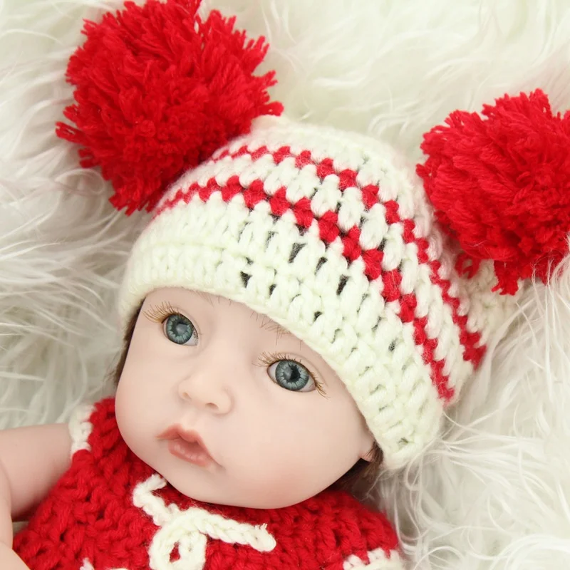 Artificial Simulation Reborn Baby Dolls Silicone Cloth Lifelike vocal Infant Girl Toy Gifts