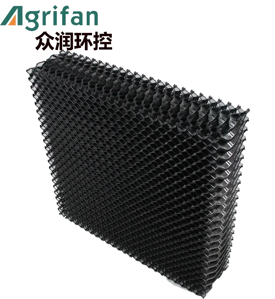 Тепличное оборудование для домашней птицы, сотовая испарительная пластиковая охлаждающая подушка