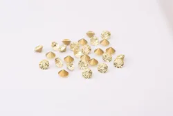 Shininglife Brand rhinestone beads iron on diamonds for clothes points round crystal