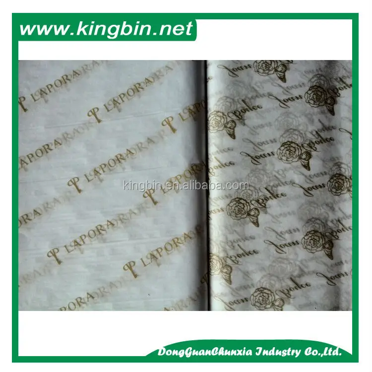 2016 оптовые дешевые пользовательские печатные папиросной бумаги экспортеров