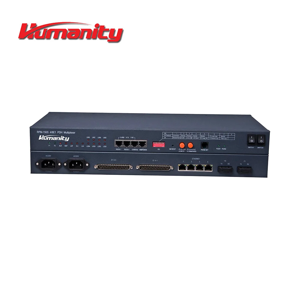 
Humanity PDH manufacturer offer 8E1 PDH multiplexer 