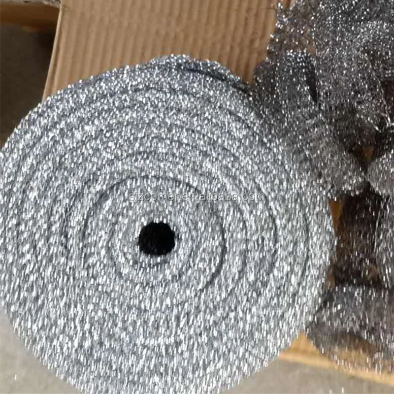 Top quality stainless steel scourer mesh scourer in roll with high zinc coaed