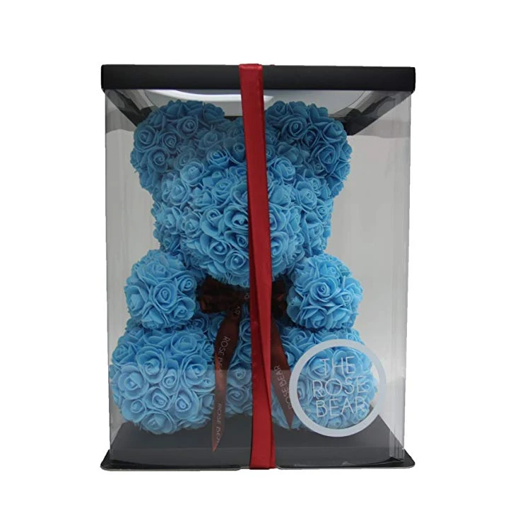 Plush Stuffed Gift Flower Rose Bear Rose Teddy Bear For wedding party decoration