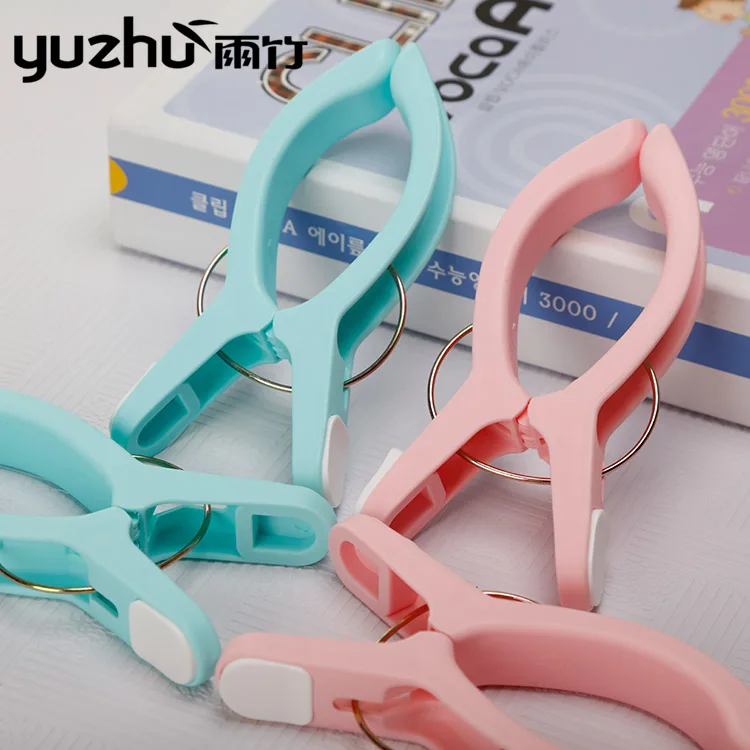 Прочный, используя новый цвет рисунка Подгонянный большой розовый пластиковые прищепки