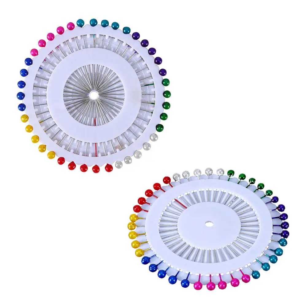 30mm Color Plastic Glass Ball Head Pearl Pin, Straight Pin