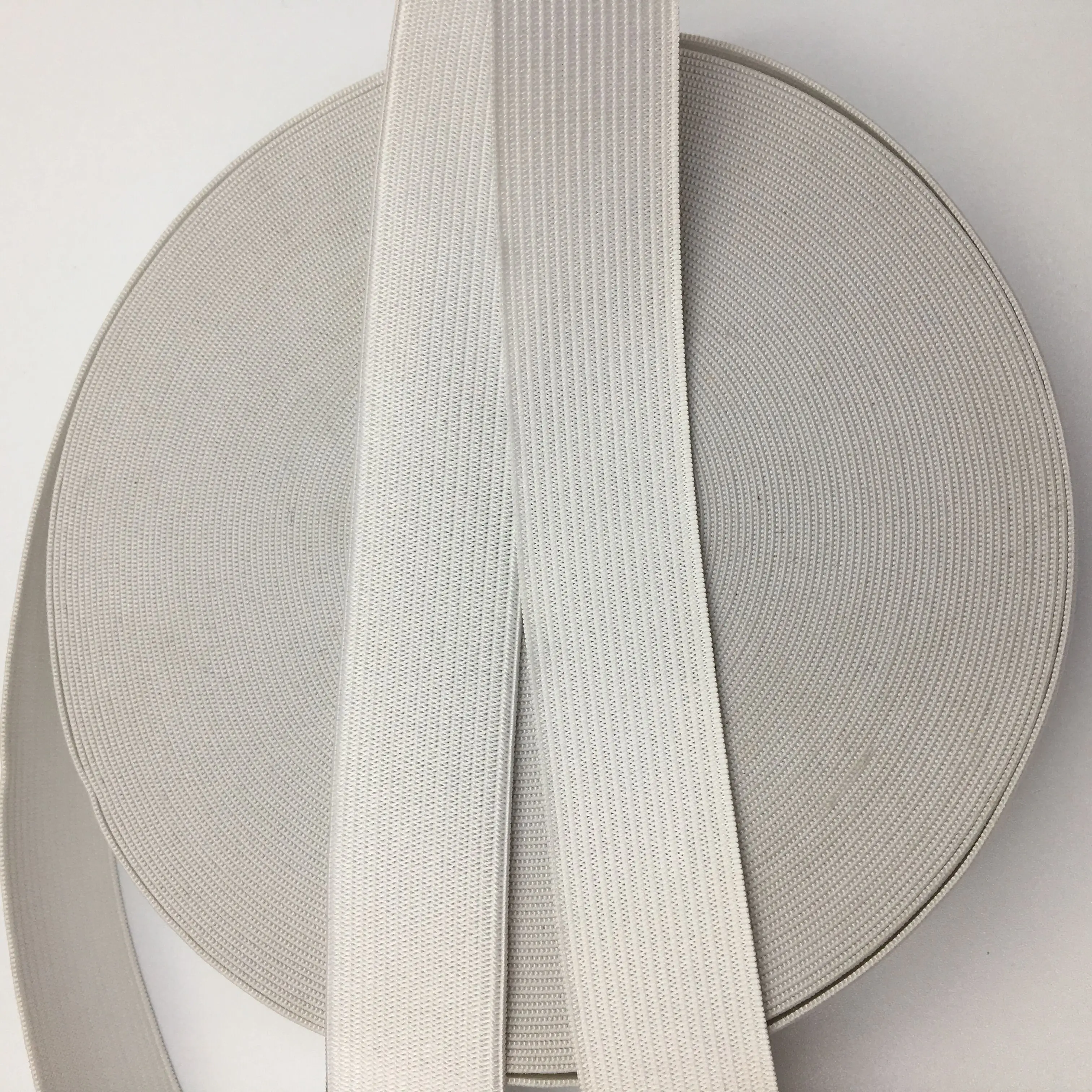 3/4 Inch Wide Sewing Elastic Bands Elastic Spools 21.5 Yards (White)
