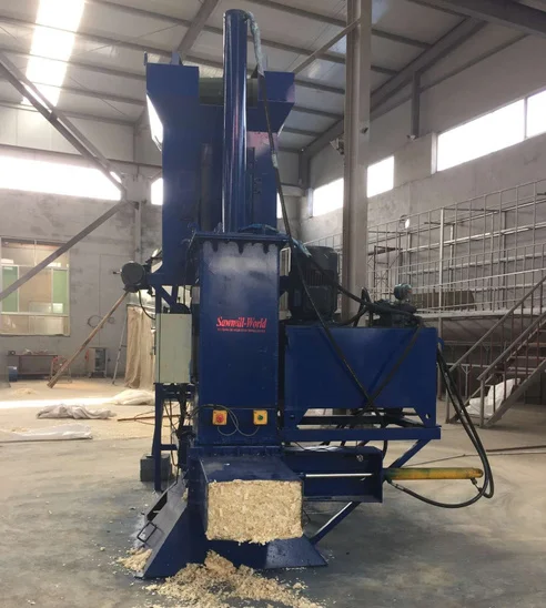 
professional wood shavings baler wood sawdust packing machine for sale 