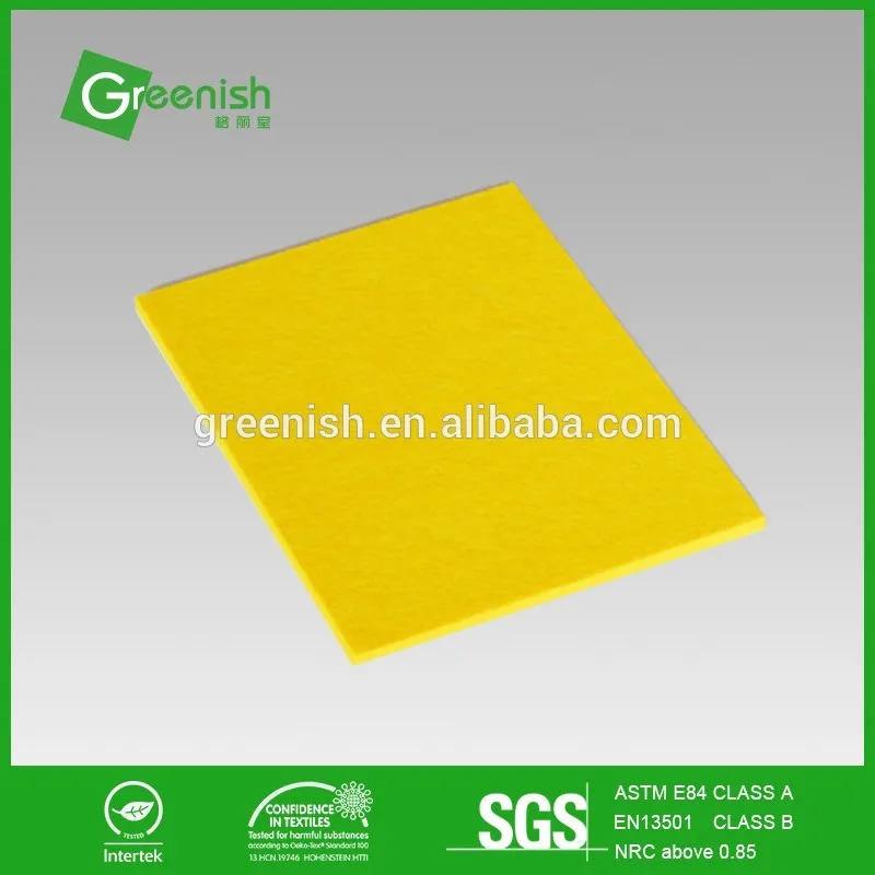 Energy Saving thermal insulation polyester fiber acoustical wall panels