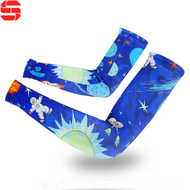 Custom Logos Cool Arms Sleeves Custom Sublimation Printing Cycling Arm Warmers Bicycle Cycling Arm Sleeves