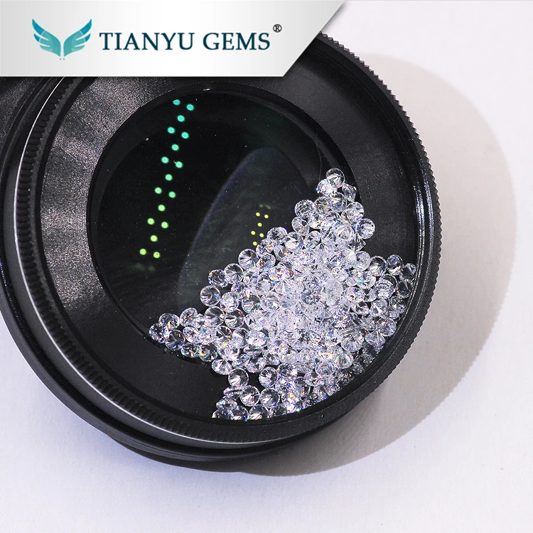 Small size White color diamond cut synthetic gems stones cubic zirconia ring stone peridot CZ