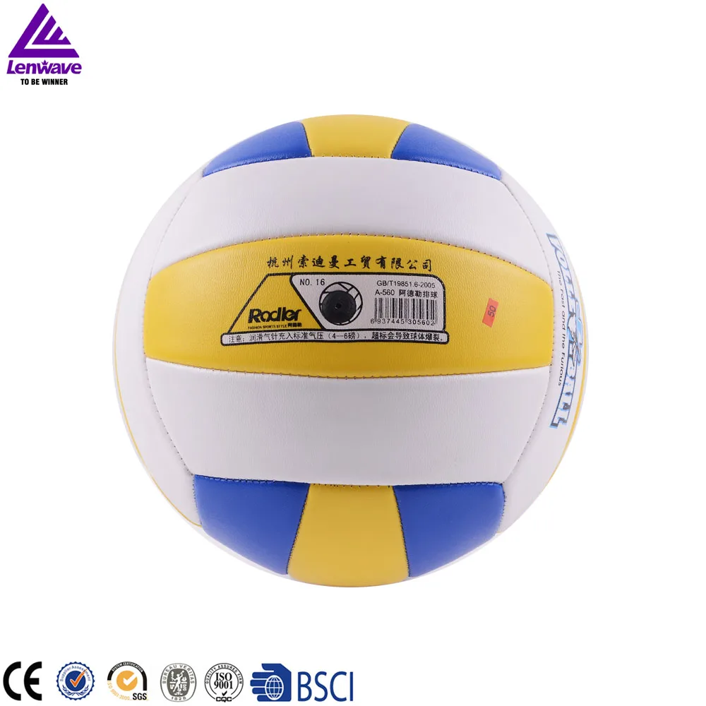 Rodler brand pvc machine sewing synthetic leather ball volleyball
