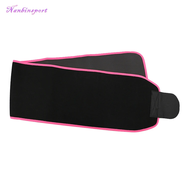 
NANBIN Free Sample Weight Loss Latex Design Sweat Shaper Slimming Belt Plus Size Waist Trimmer Belt 