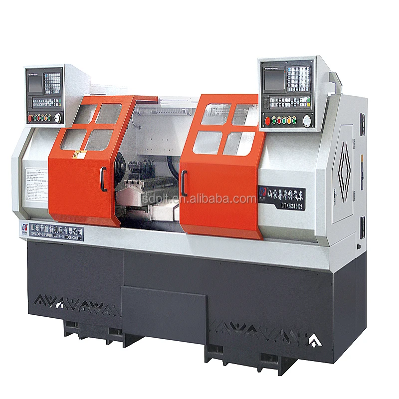 Double Spindle CNC Lathe CTK6236X2