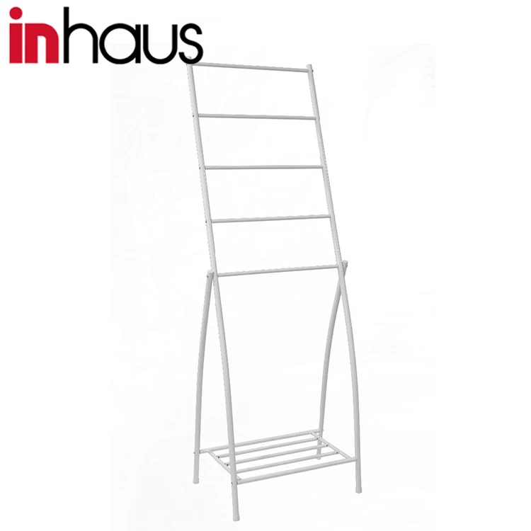 
Portable Telescopic Towel Rack, Decorative Metal Space Saving Towel Rack 