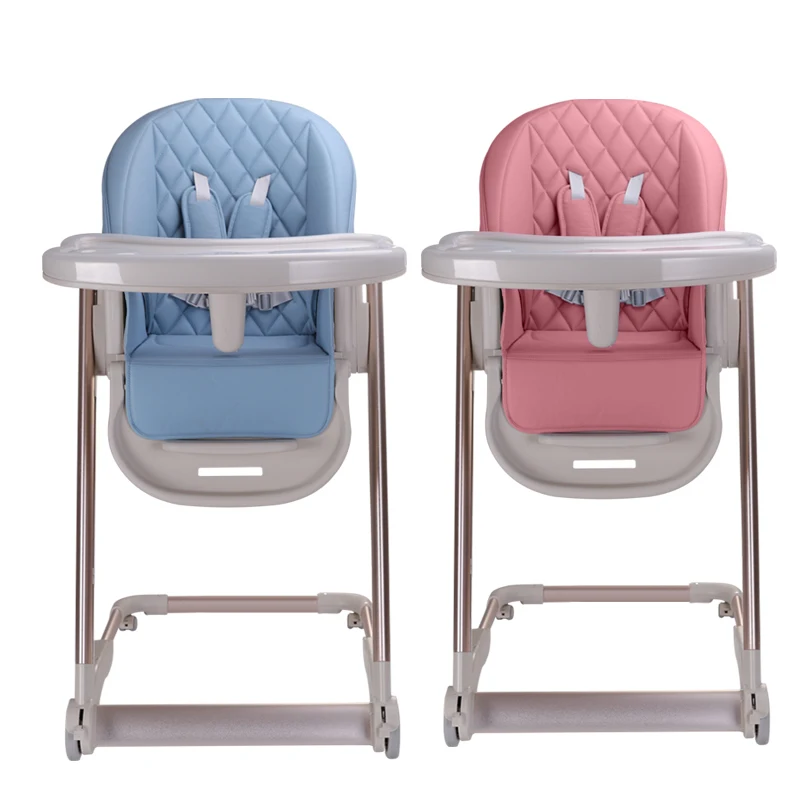 fold high chair for dinning aluminum baby chair european design and standard kid high chair