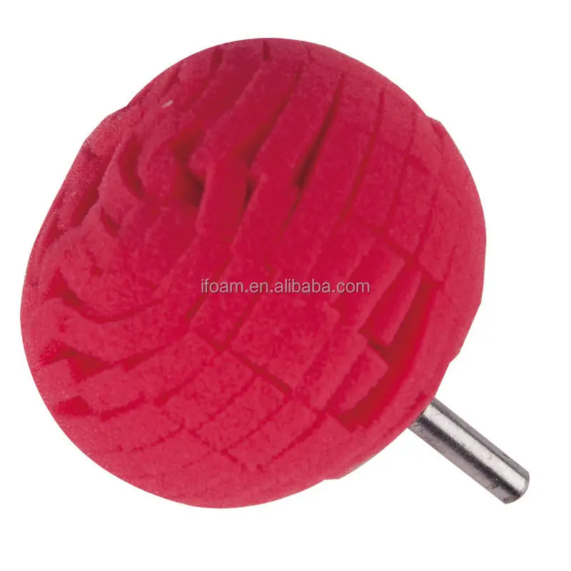 China Manufactory 100MM Red Sponge Car Wheel Polishing Ball