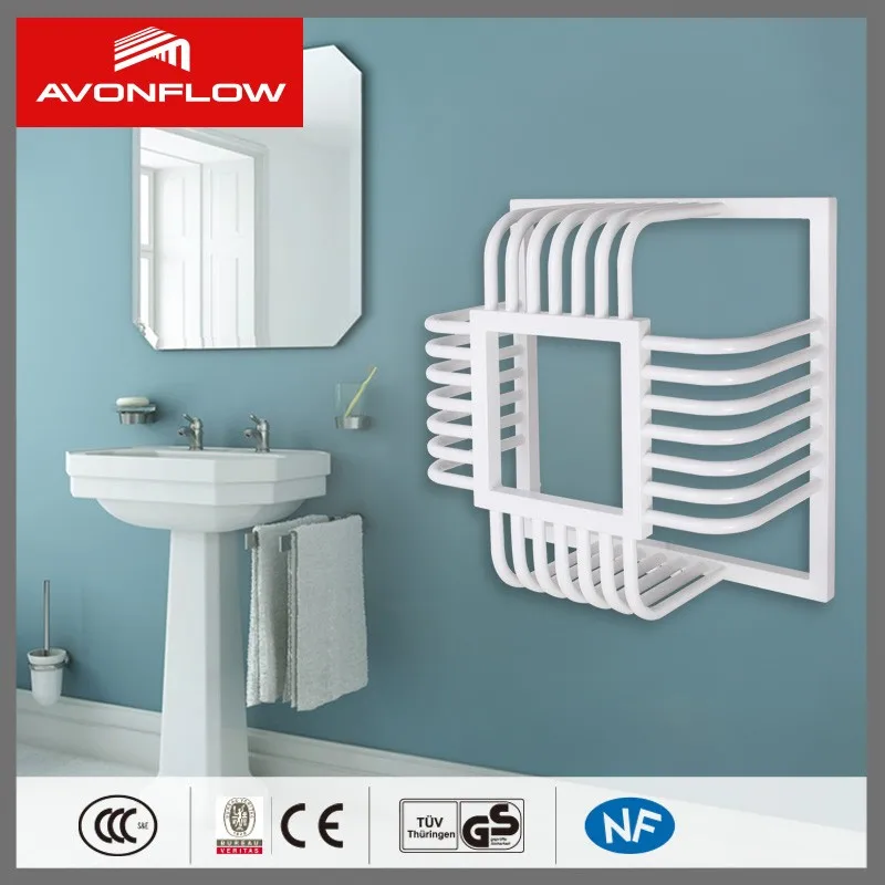 
AVONFLOW White Electric Towel Warmer Towel Hanger For Home Heating System 