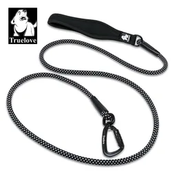 Nylon Hands Free Rope Dog Leash Pet Leash Reflective Dog Lead With Carabiner