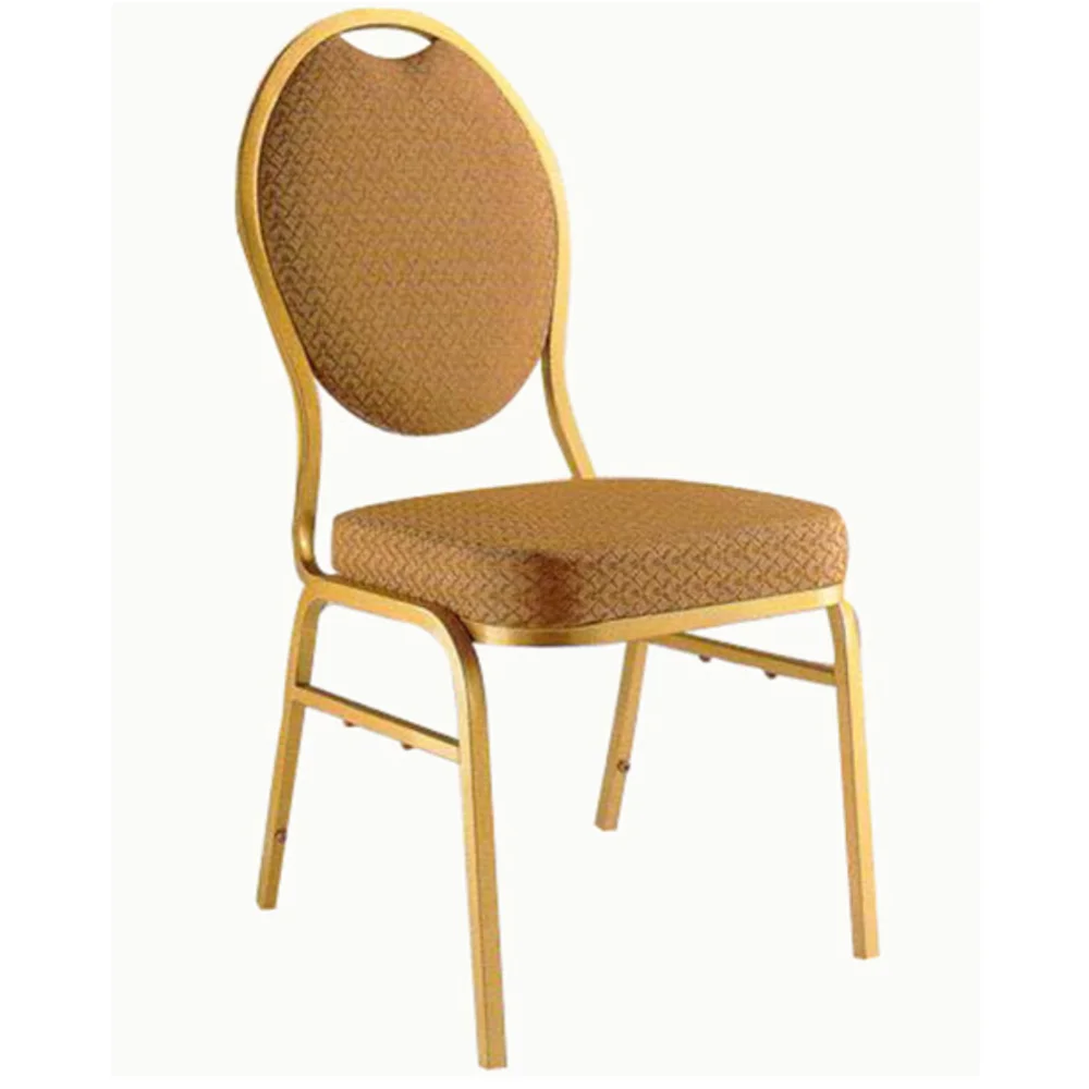 
wholesale hotel chair stacking round oval back price steel banquet chair for sale 