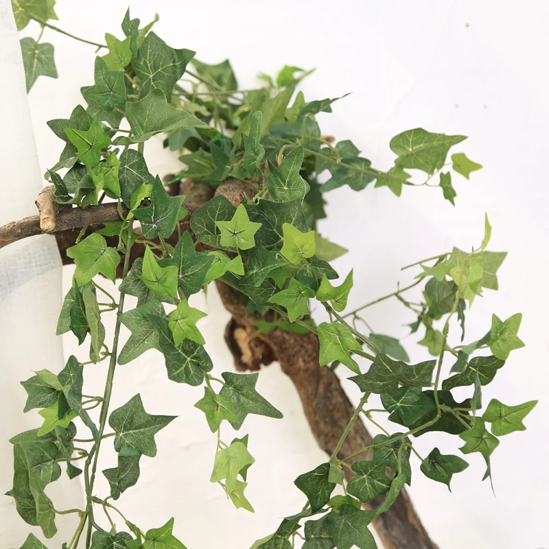 
Indoor Outdoor Decor 190cm Length Artificial Ivy Leaves 12 Pack Faux Leaf Hanging Plants Fake Foliage Ivy Vines 