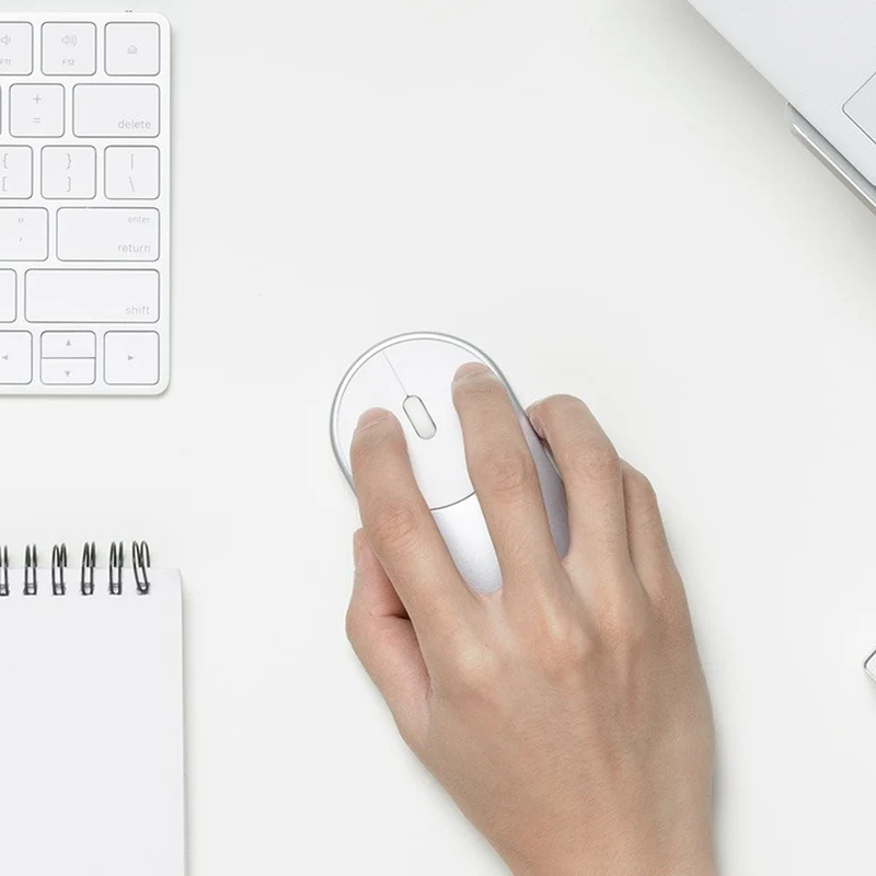 Original Xiaomi Portable Wireless Mouse Portable Optical RF 2.4GHz Dual Mode Connect for Laptop PC without Battery