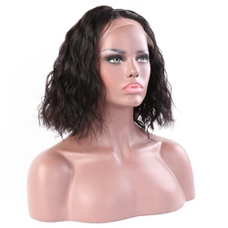 Aosun Bob Lace Front Short Curly Wig For Black Women, Brown Short Bob Lace Wig, Short Pixie Cut Bob Wigs 100% Human Hair