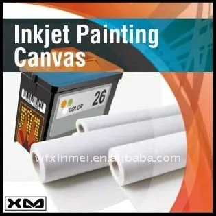 desktop canvas Matte Cotton Canvas, Photo Printing on Roll Canvas Fabric, Use Any Inkjet Printer