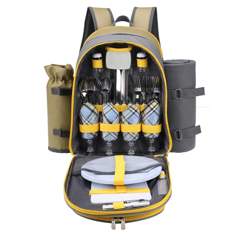 cooler backpack picnic  for 4 person