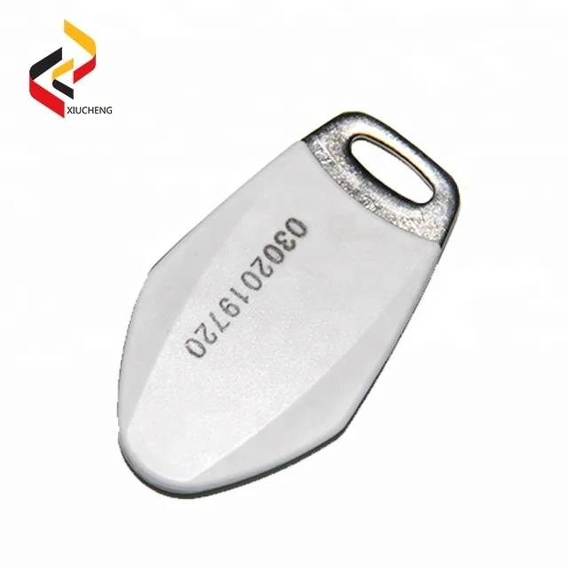 Access control ABS waterproof passive 125khz RFID TK4100 keyfob with silk screen printing logo