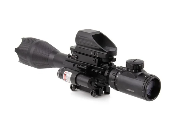 Tactical Rifle Scope for AR15 C4-16x50EG Dual Illuminated with Holographic 4 Reticle Dot Sight and Red/Green