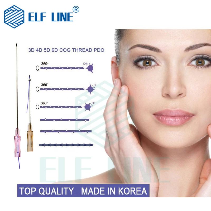 ELF LINE high quality pdo thread lift korea face lifting
