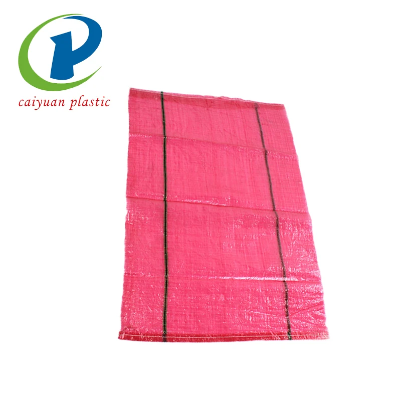 Recyclable square plastic pp woven sacks potato bag 50kg