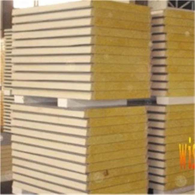 Glass Wool Insulated Steel Sandwich Roofing Wall Board Material Panel