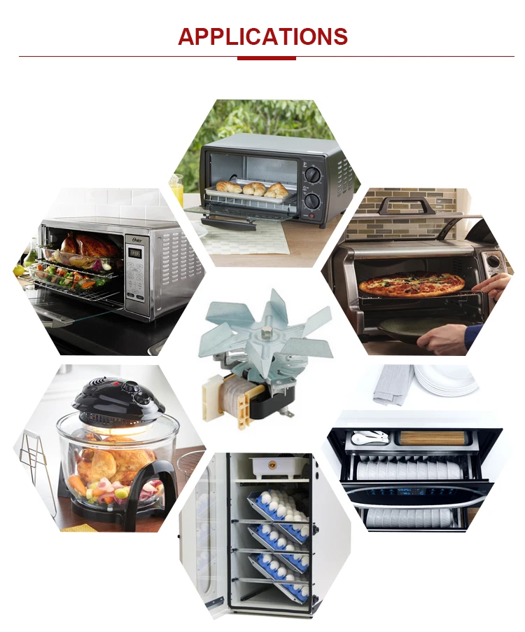 Oven fan motor Shaded pole motor YJ6120 small motor for air fryer