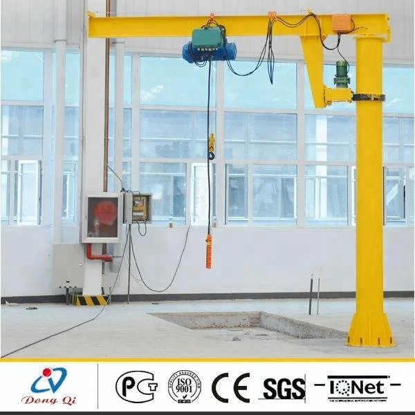 BX Model 270 Degree Rotating 1 Ton Wall Jib Crane