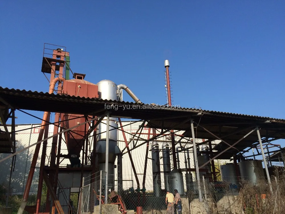 Fengyu 200KW wood chip waste biomass gasifier power plant in smooth opertion in Slovakia